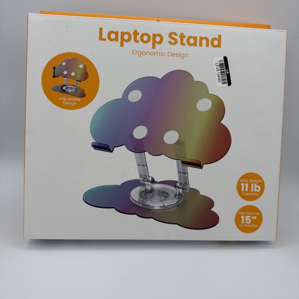 Vivitar Acrylic‎ Laptop Stand - Cloud Iridescent
